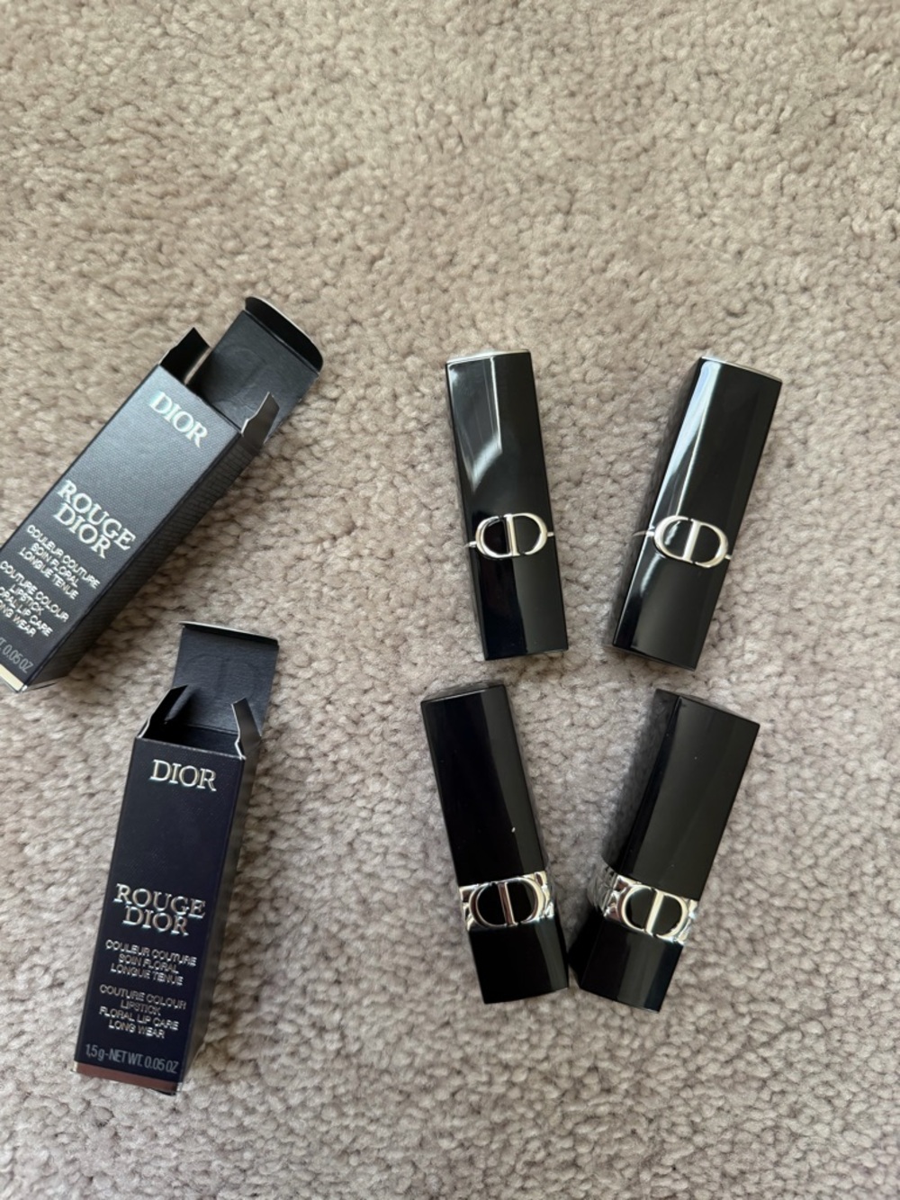 Dior | 4 lipsticks